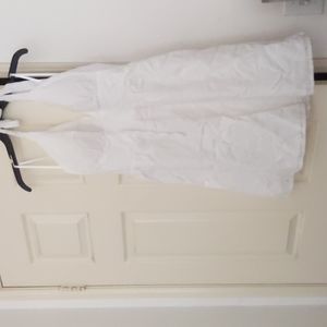 Marilyn Monroe Y2K White Halter Graduation Dress